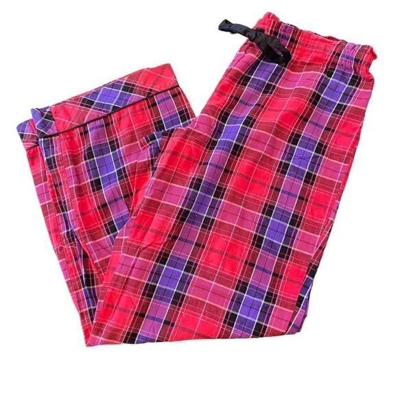 Victoria’s secret plaid pajama pants drawstring large - Picture 1 of 7